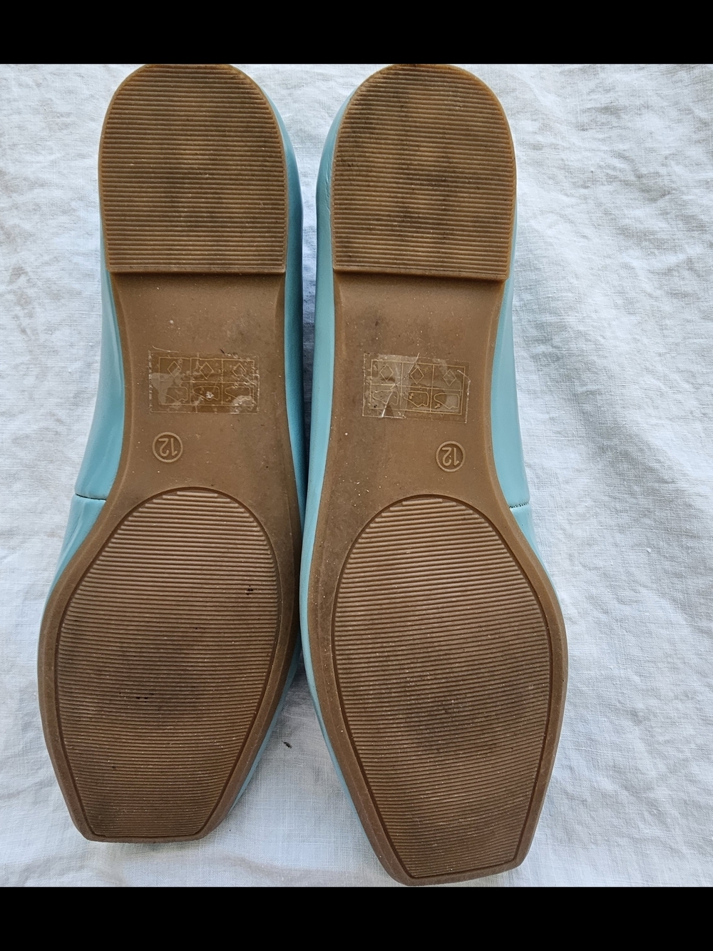 Journee Collection Women's Aqua Blue Square-Toe Ballet Flats Womens Size 12 - Picture 2 of 5